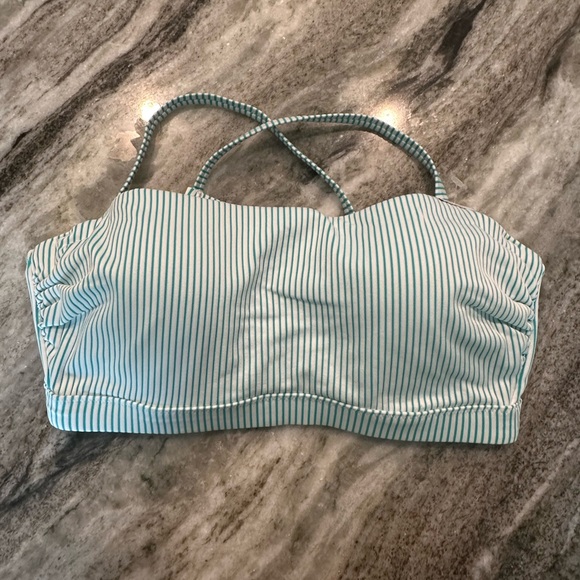 NWOT Shade & Shore Ribbed Bralette Adjustable Bikini Top, Multiple Sizes - Picture 6 of 8